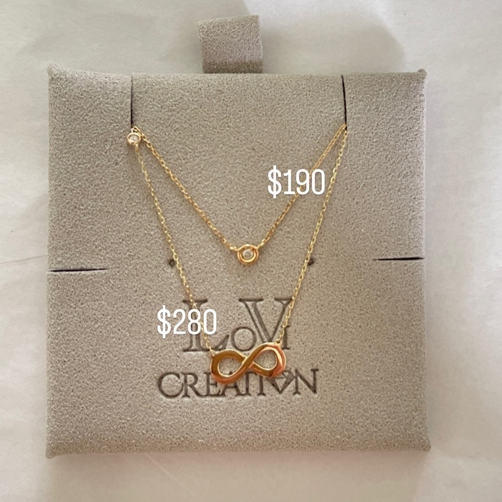 14k Solid Gold Variety of necklace